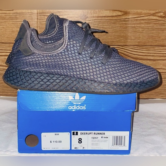 Adidas Deerupt ‘muted neon grey four’ Size 8 Men’s - Picture 3 of 10